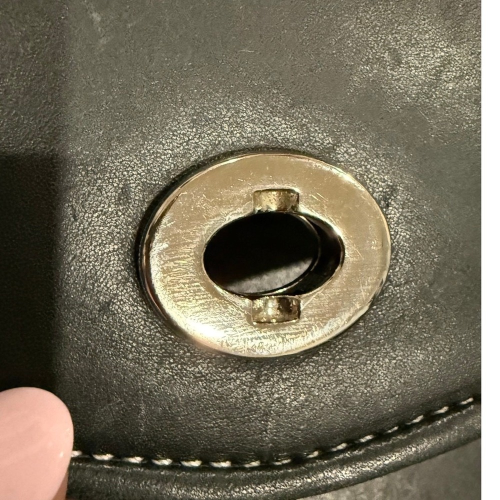 Vintage Coach Lexington Messenger Bag Black Leather Briefcase Crossbody 6457 - Picture 14 of 16